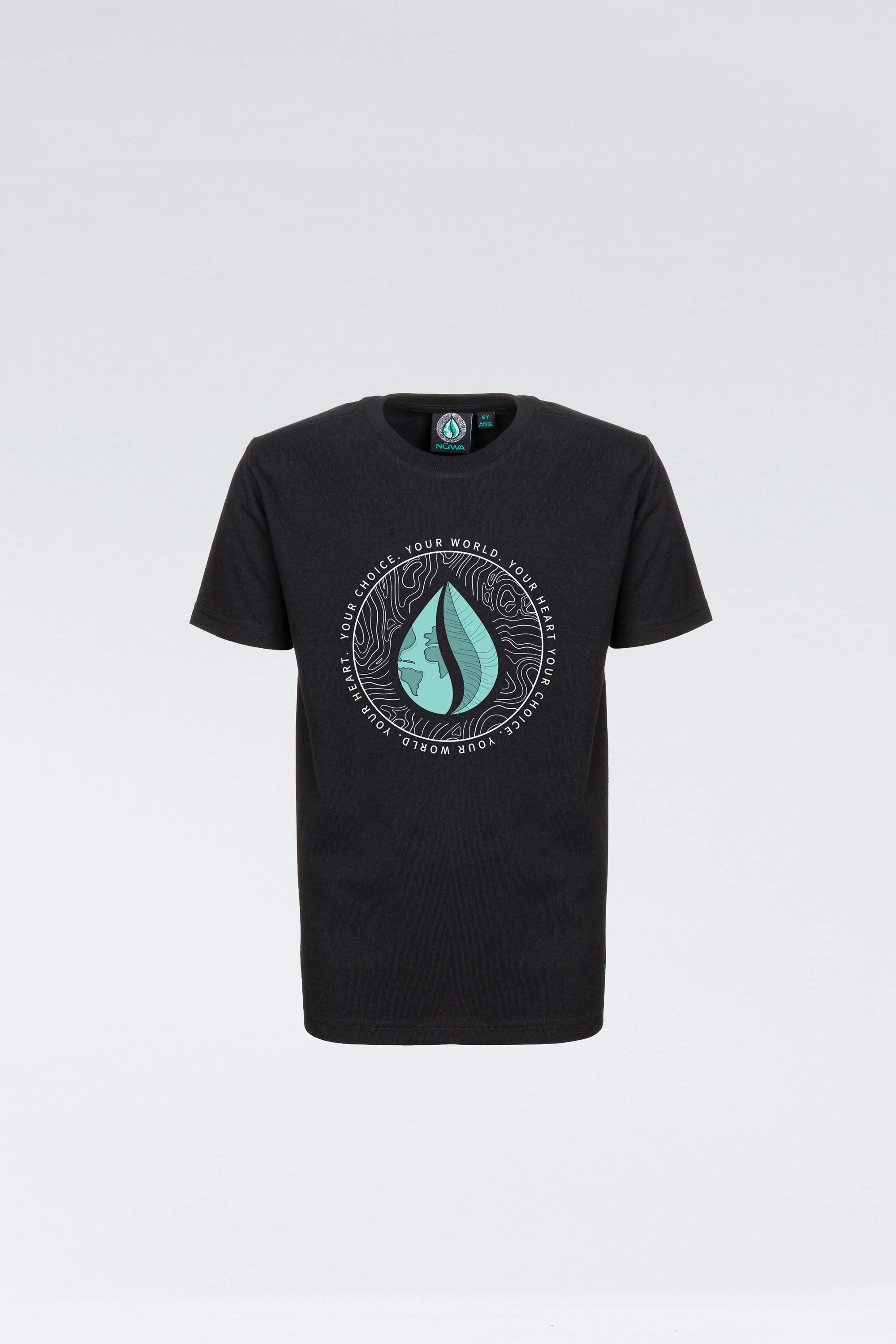 NÜWA - Online Store Mantra Graphic Black Sustainable Tee Kids, Ethical &  Sustainable Clothing