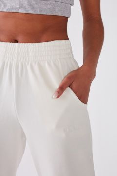 NÜWA - Online Store Organic Cotton Lightweight Jogger Pants in Off