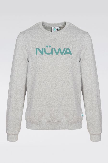 Sweatshirt Regular NÜWA Reciclada para Mulher em Cinzento
