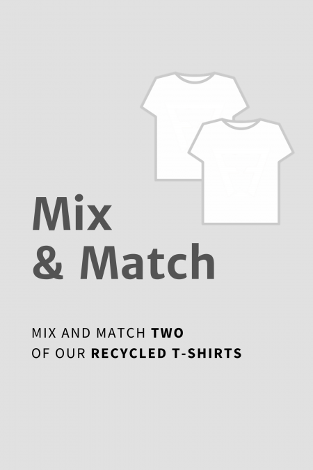 MIX & MATCH - Pack de 2 T-shirts Básicas Recicladas 