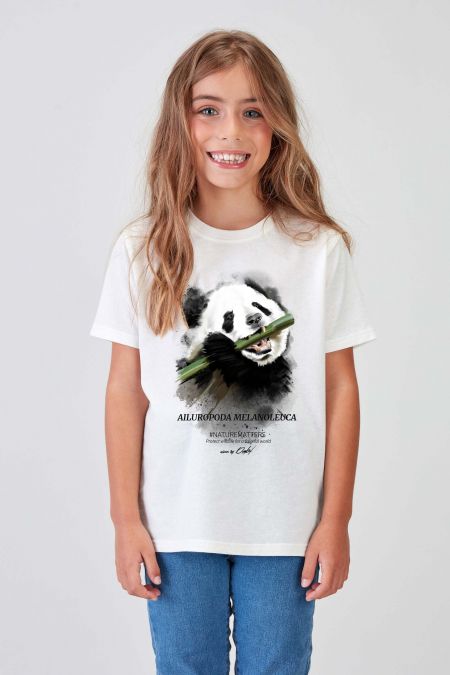 #NM Panda Recycled T-shirt Kids
