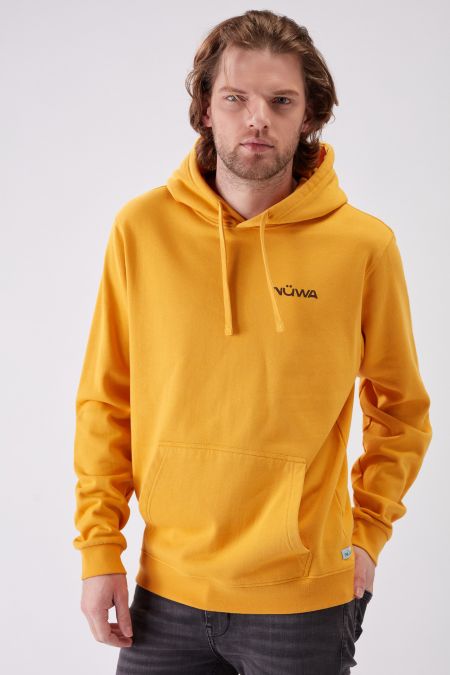 NATUREVOICE - Hoodie Gráfica Reciclada para Homem - Amarelo