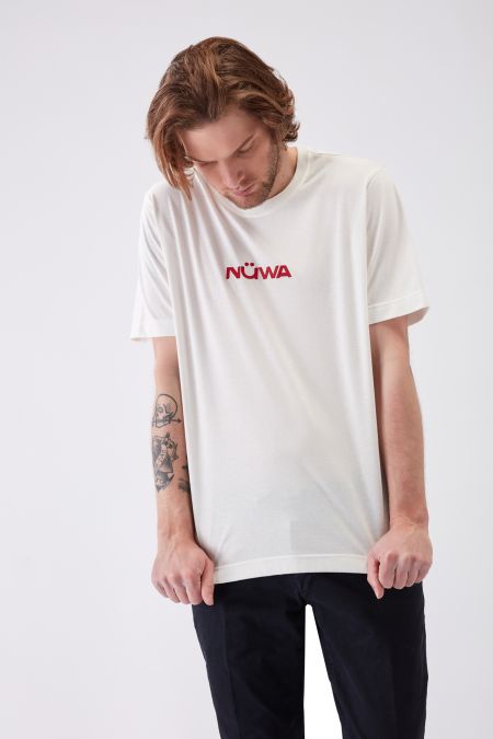 T-shirt NÜWA Reciclada em Branco para Homem 