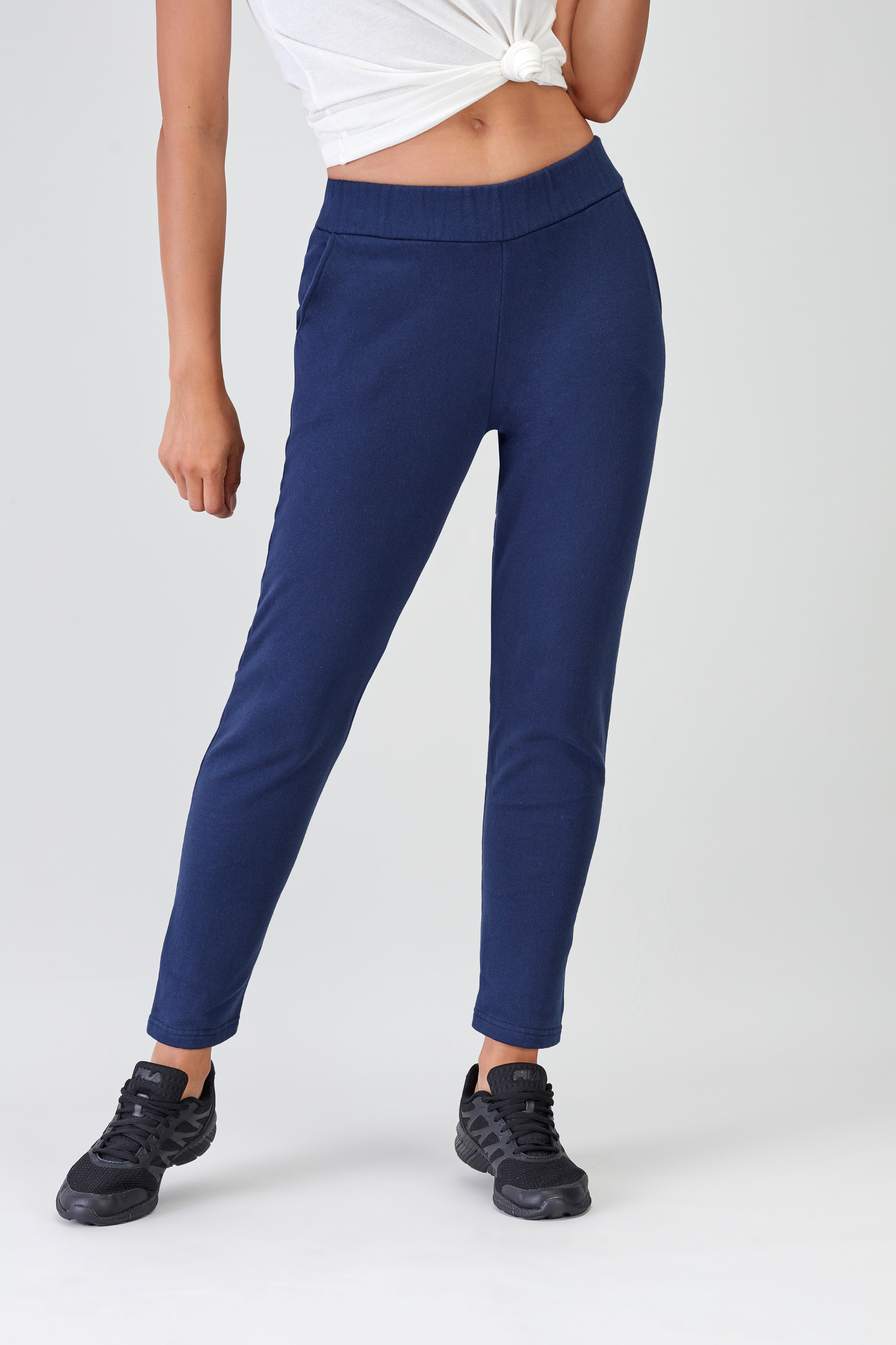 navy jogger pants womens